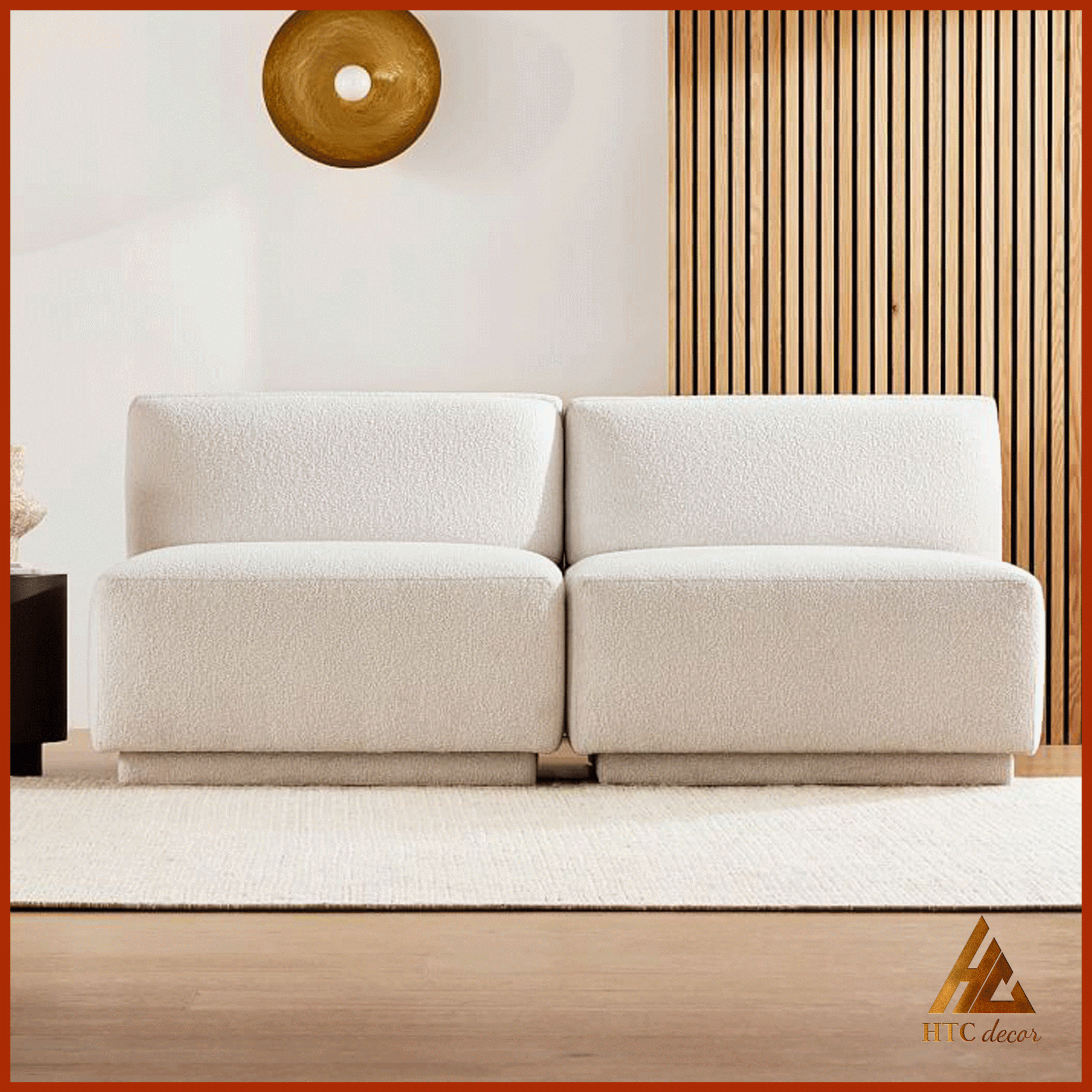 Ghế Sofa Băng Arianna Vải Bố